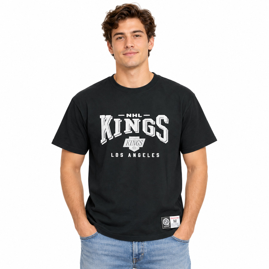 Los Angeles Kings Black Vintage Mitchell and Ness Shirt