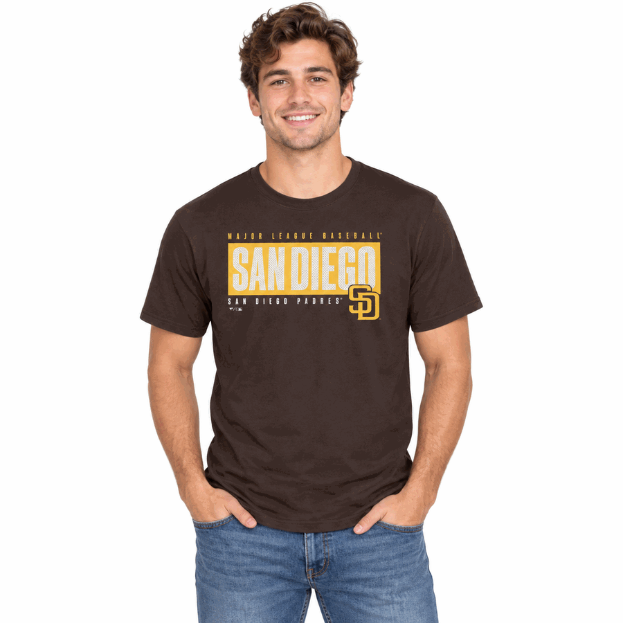 San Diego Padres Fanatics Blocked Out Shirt