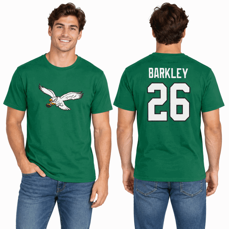 Philadelphia Eagles Saquon Barkley #26 Kelly Green Jersey Shirt