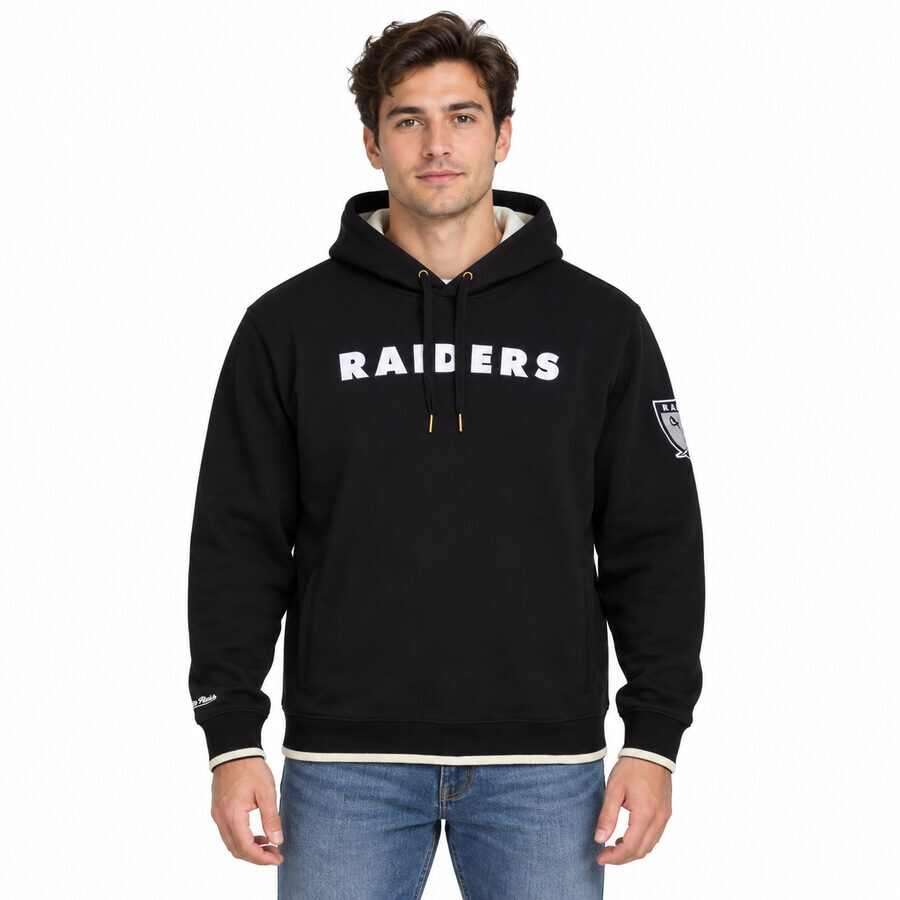 Las Vegas Raiders Team Legacy Mitchell and Ness Hooded Sweatshirt