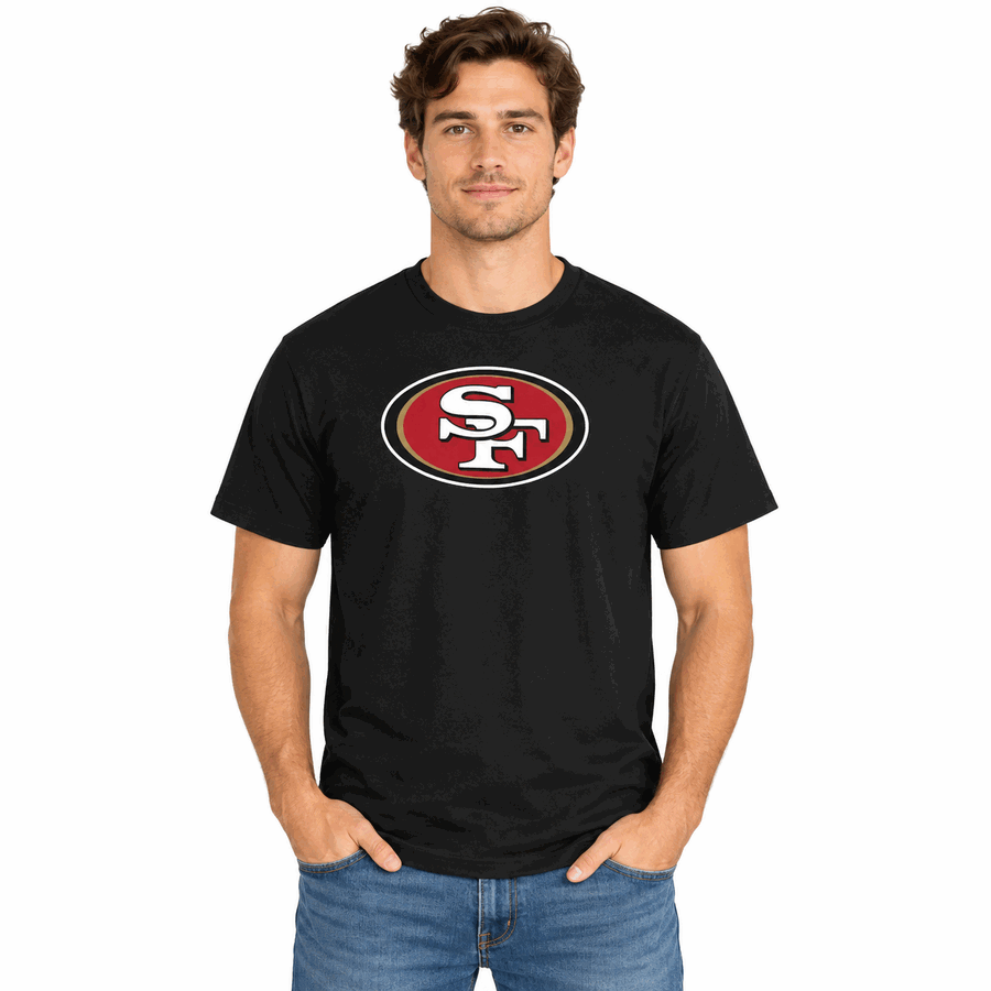 San Francisco 49ers Black '47Brand Primary Logo Shirt