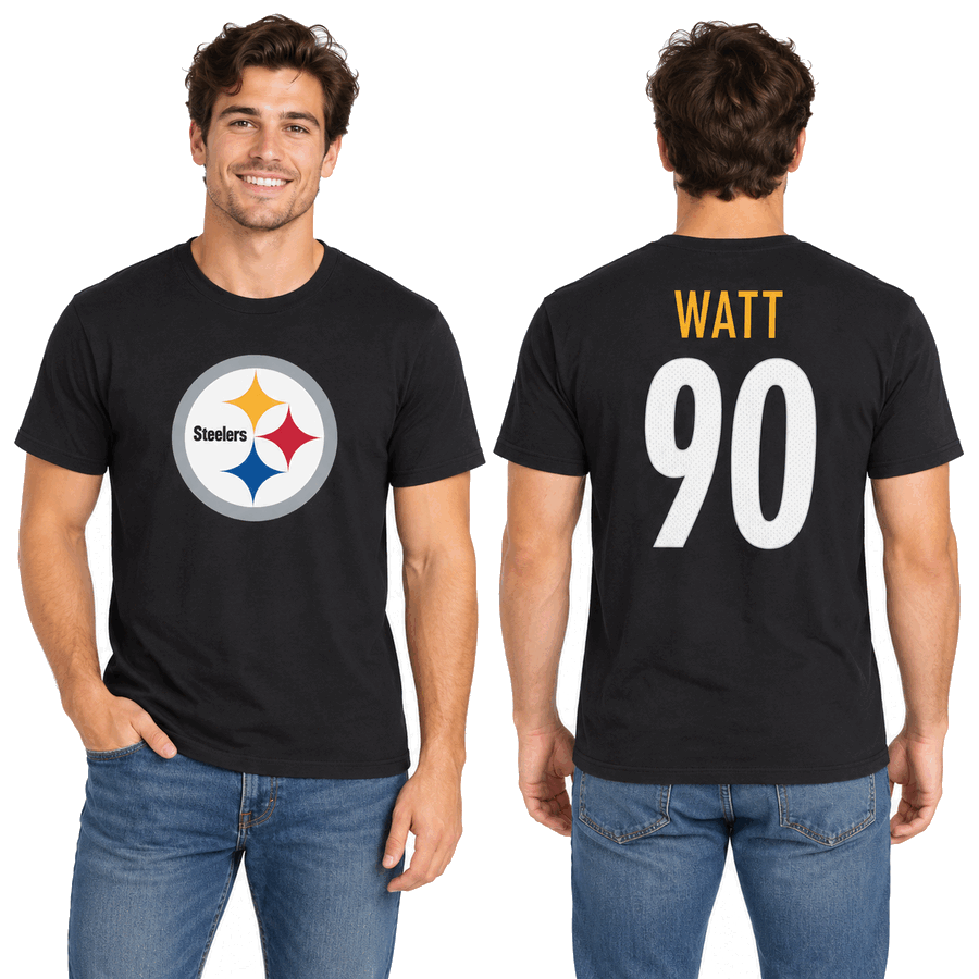 Pittsburgh Steelers TJ Watt #90 Player Icon Shirt