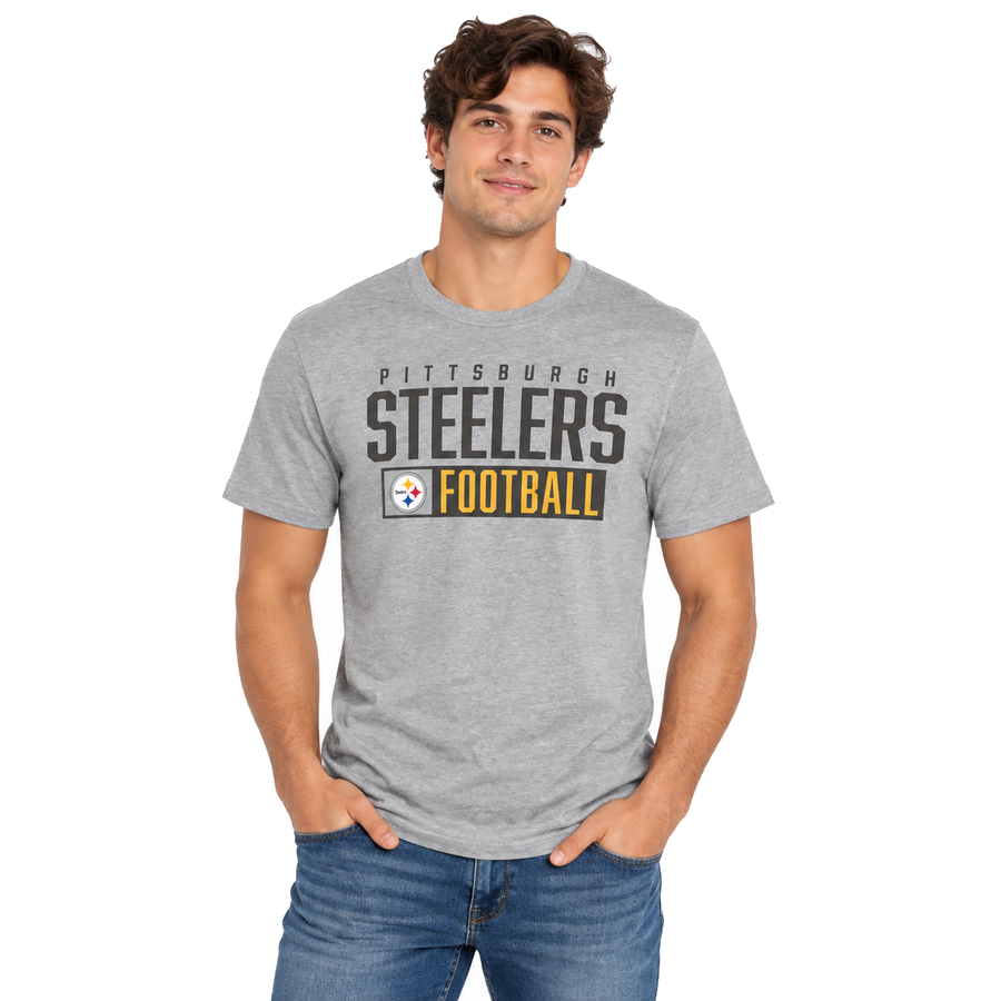 Pittsburgh Steelers Heather Box Pop Shirt