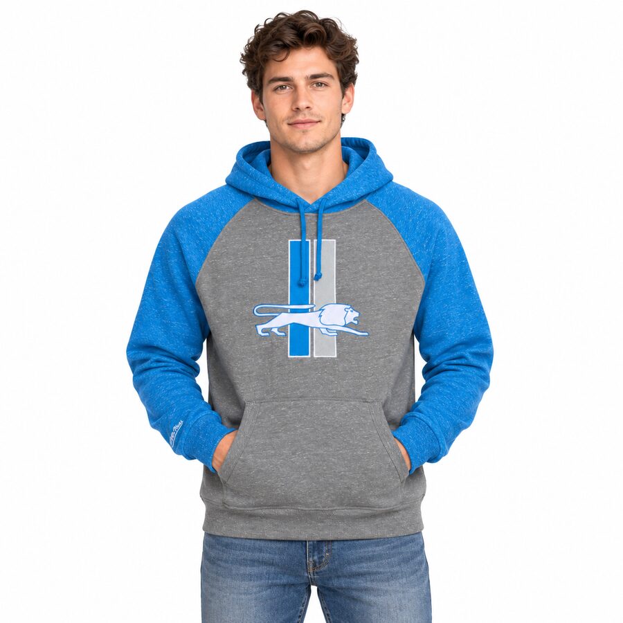 Detroit Lions Winning Streak Mitchell and Ness Hooded Sweatshirt