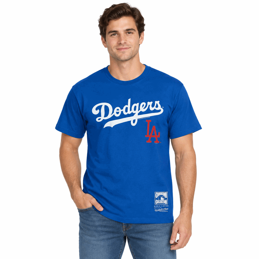 Los Angeles Dodgers Royal Blue 1999 Retro Mitchell and Ness Shirt