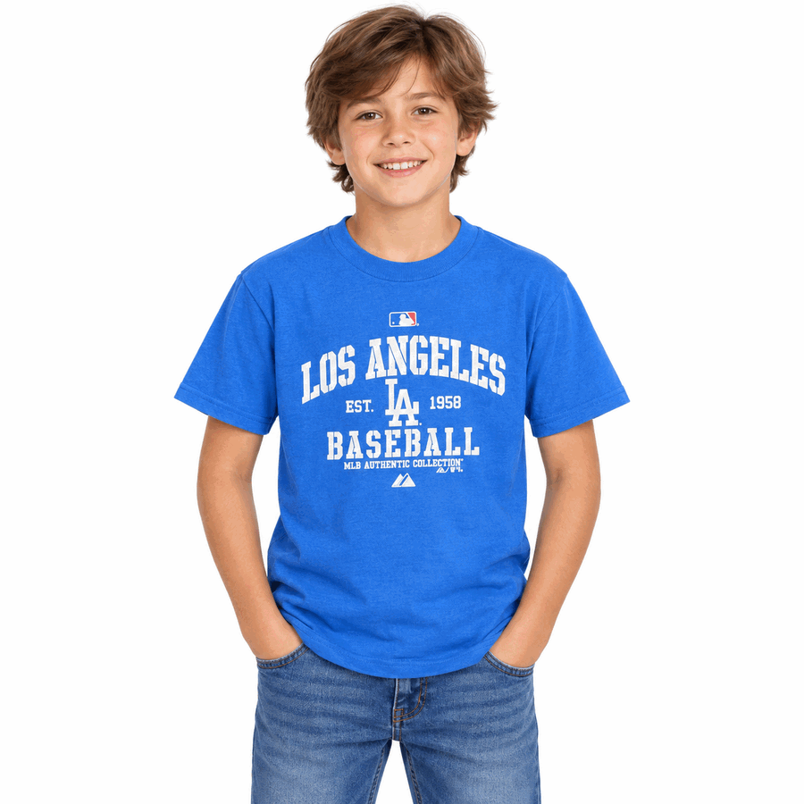 Los Angeles Dodgers Kids Royal Blue Authentic Collection Shirt
