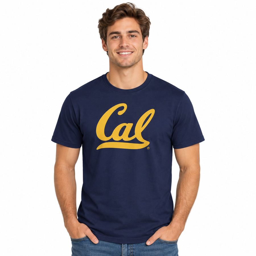 California Golden Bears Navy Blue Primary Logo Shirt