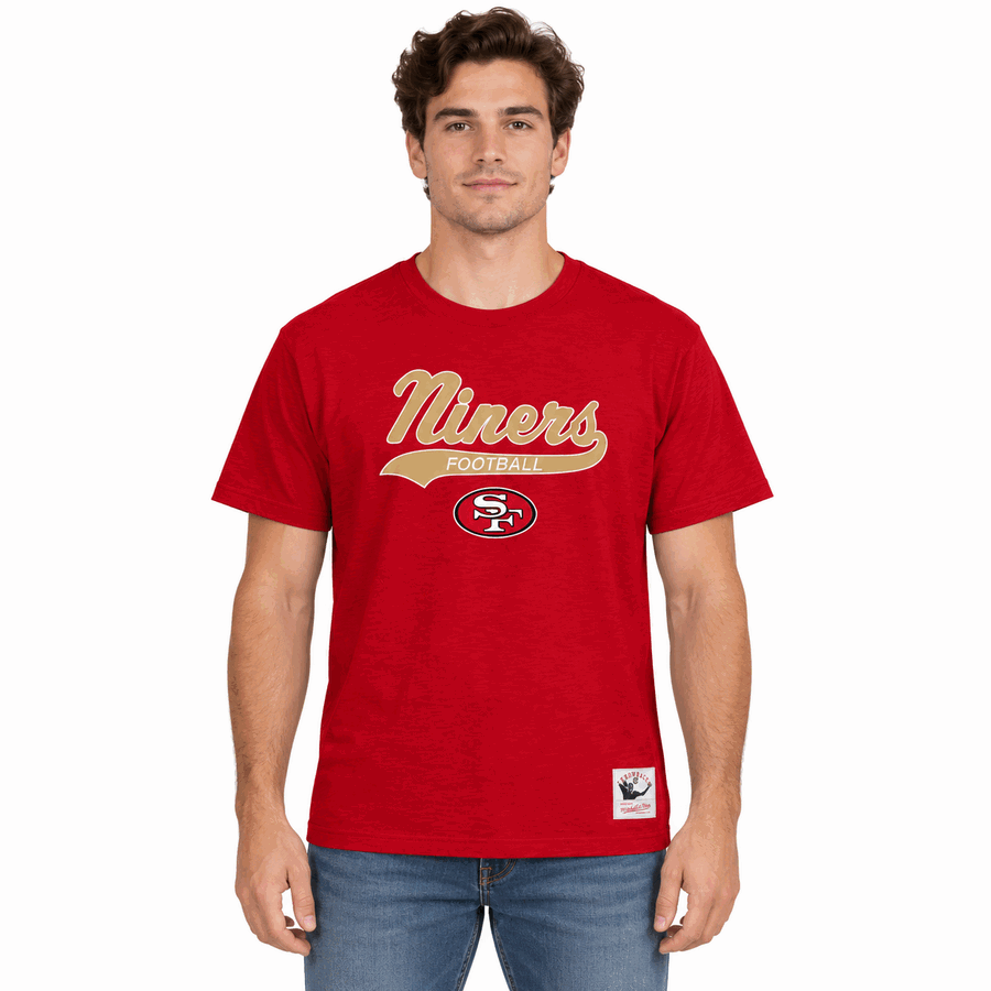 San Francisco 49ers Retro Legendary Slub Mitchell and Ness Shirt