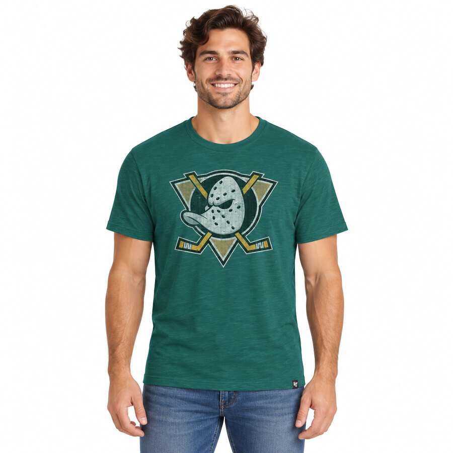 Anaheim Ducks Teal Grit Premier '47Brand Scrum Shirt