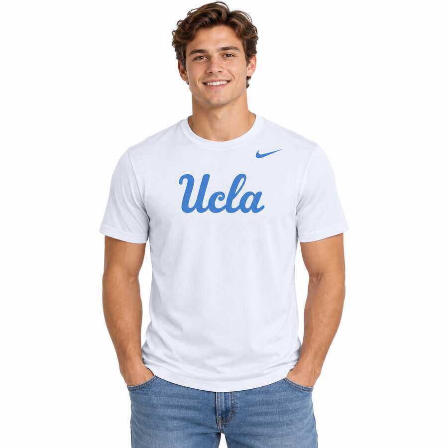 UCLA Bruins White Nike Script Shirt