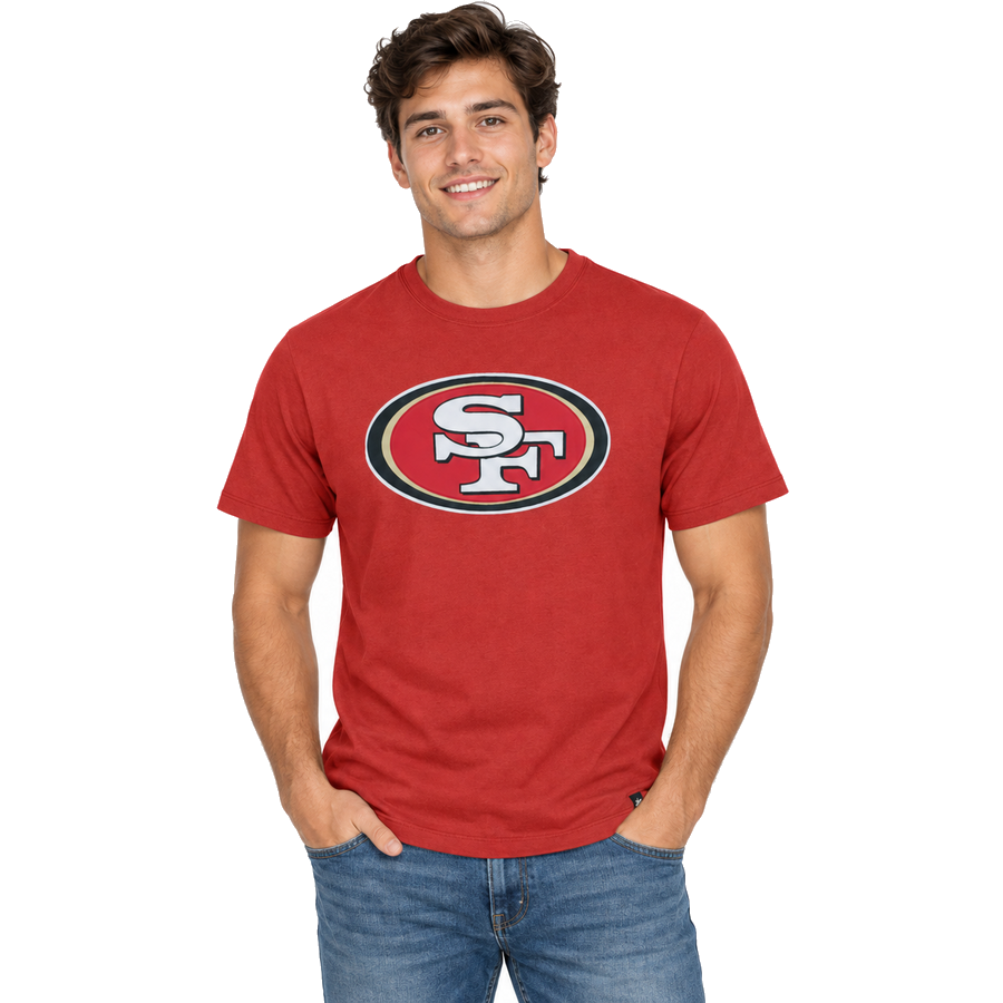 San Francisco 49ers Red '47Brand Primary Logo Shirt