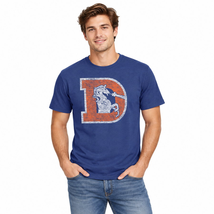 Denver Broncos Retro Jetty Blue Premier '47Brand Shirt