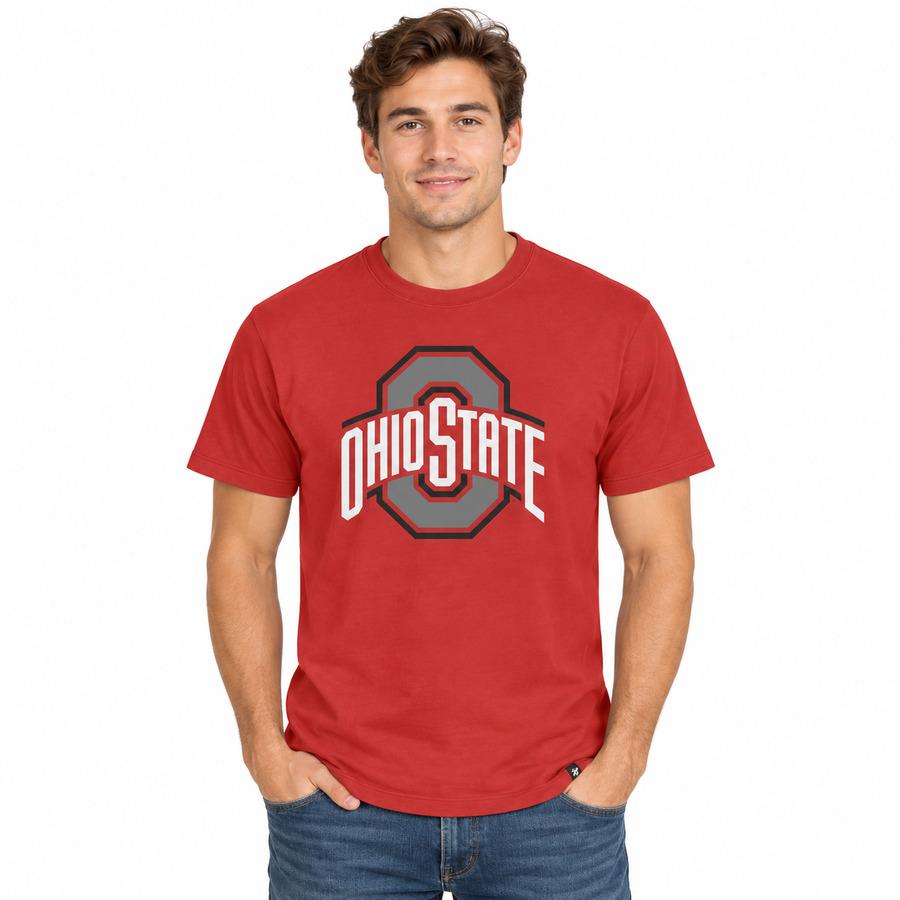 Ohio State Buckeyes Scarlet Red '47 Brand Franklin Premier Shirt