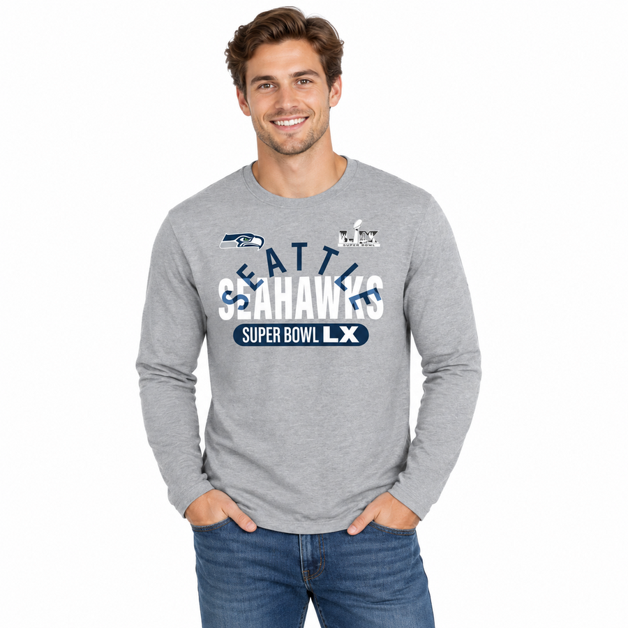 Seattle Seahawks Super Bowl LX Game Plan Long Sleeve Shirt