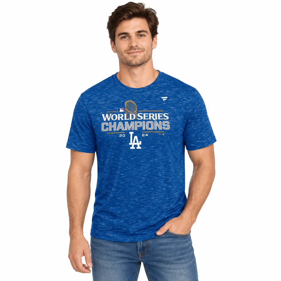 Los Angeles Dodgers Space Dye 2024 World Series Champions Special Edition Lockeroom Shirt