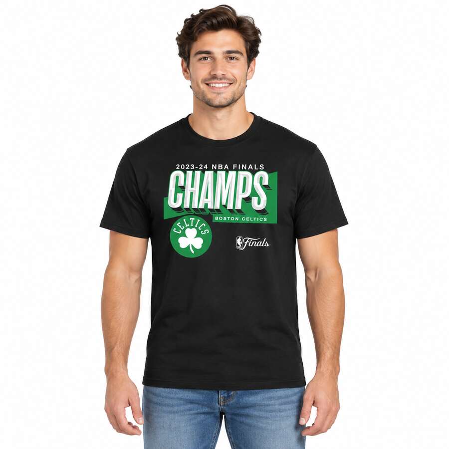 Boston Celtics 2023/24 Black Icon NBA Champions Shirt