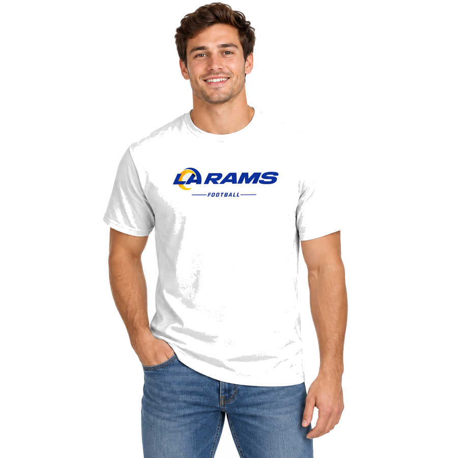 Los Angeles Rams White Fanatics Lockdown Shirt