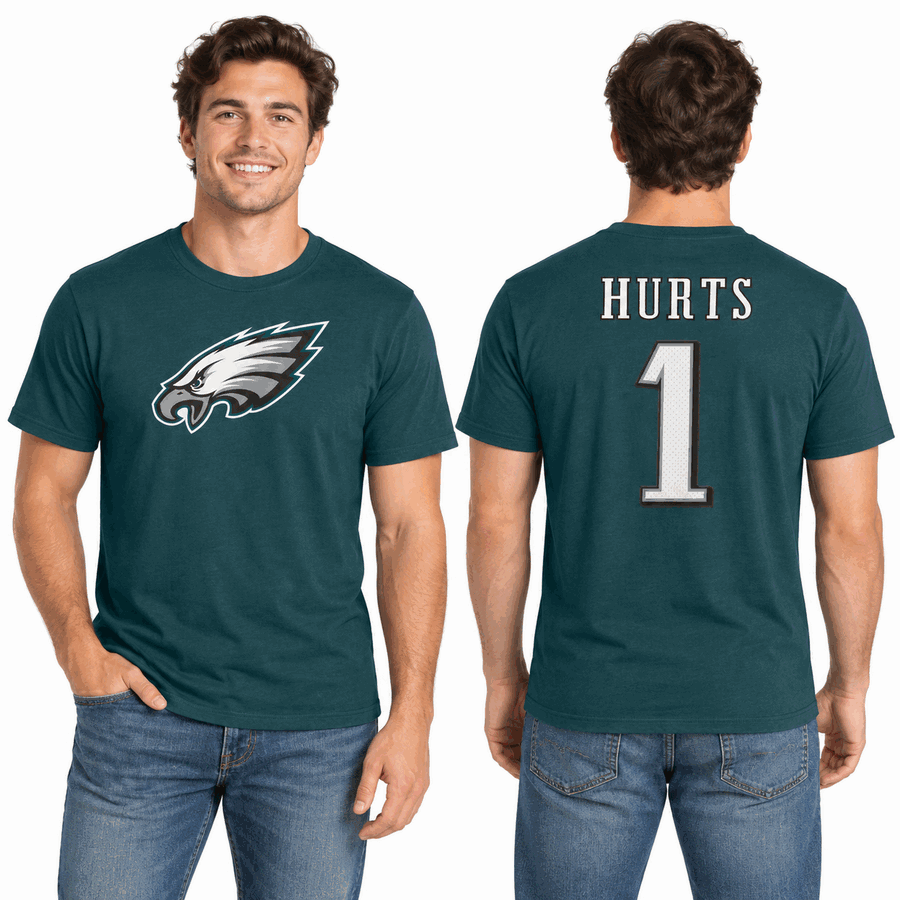 Philadelphia Eagles Jalen Hurts #1 Green Jersey Shirt