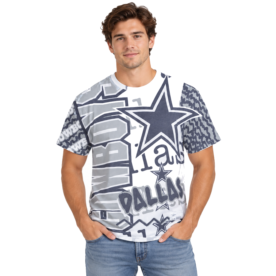 Dallas Cowboys Jumbotron 2.0 Sublimated Mitchell and Ness Shirt
