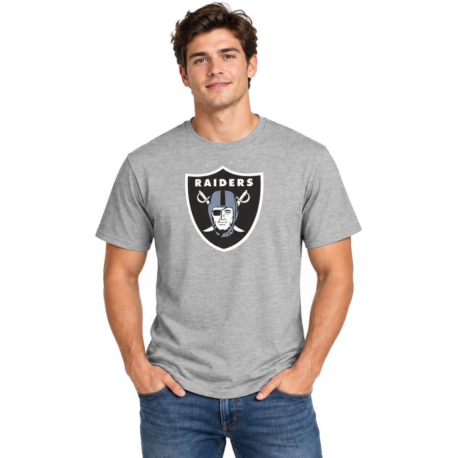Las Vegas Raiders Grey '47 Brand Primary Logo Shirt