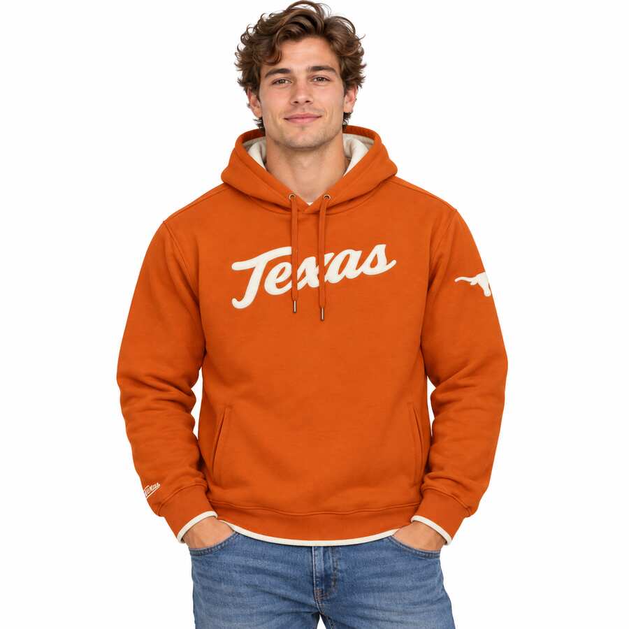 Texas Longhorns Team Legacy Mitchell and Ness Hooded Sweatshirt