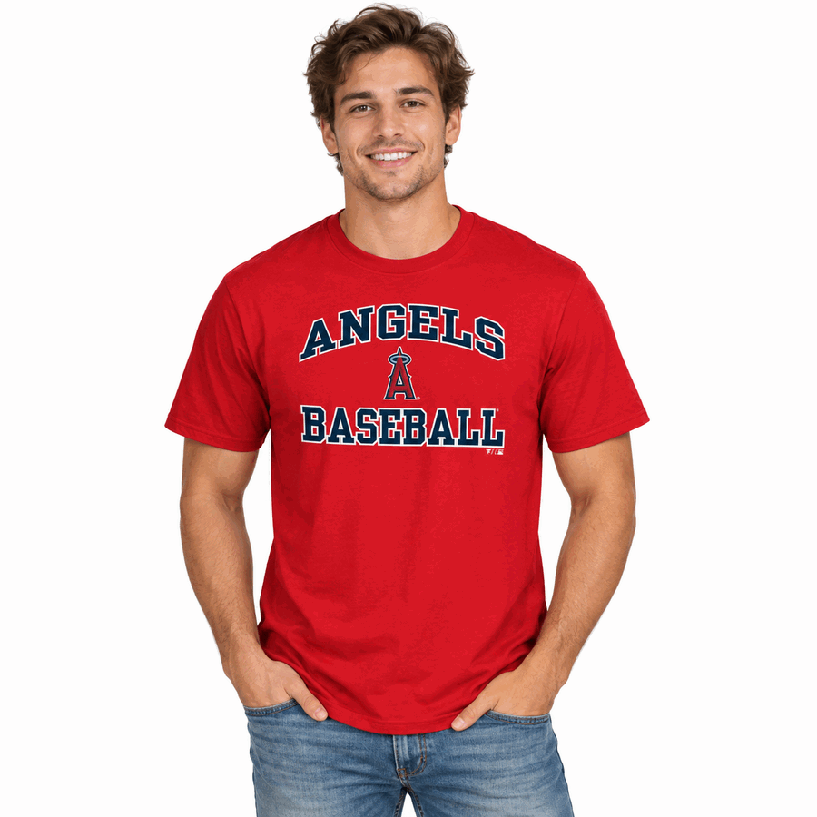 Los Angeles Angels Scarlet Red Fanatics Soul Shirt