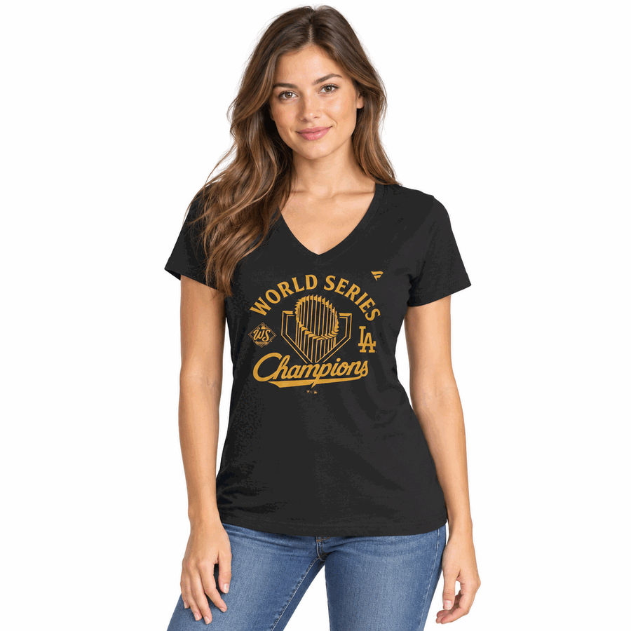 Los Angeles Dodgers 2025 World Champions Ladies Official Parade Shirt