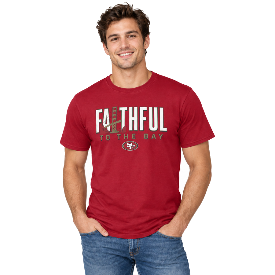 San Francisco 49ers Bright Cardinal Faithful to the Bay Shirt