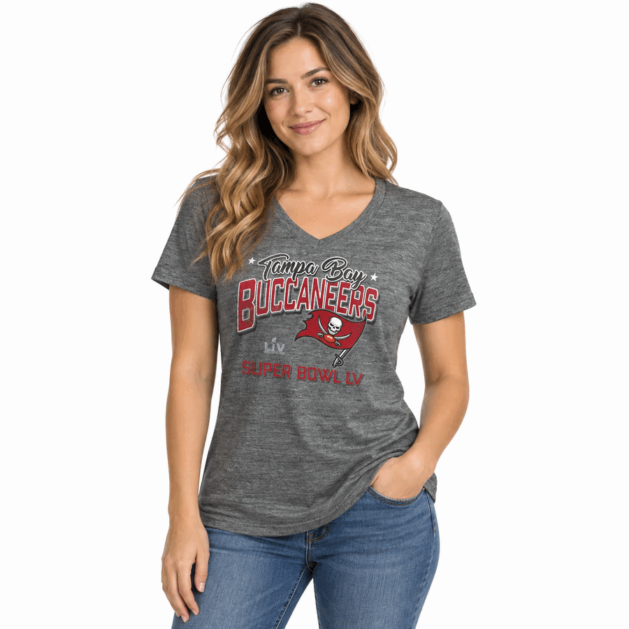 Tampa Bay Buccaneers Ladies Super Bowl LV Return Shirt