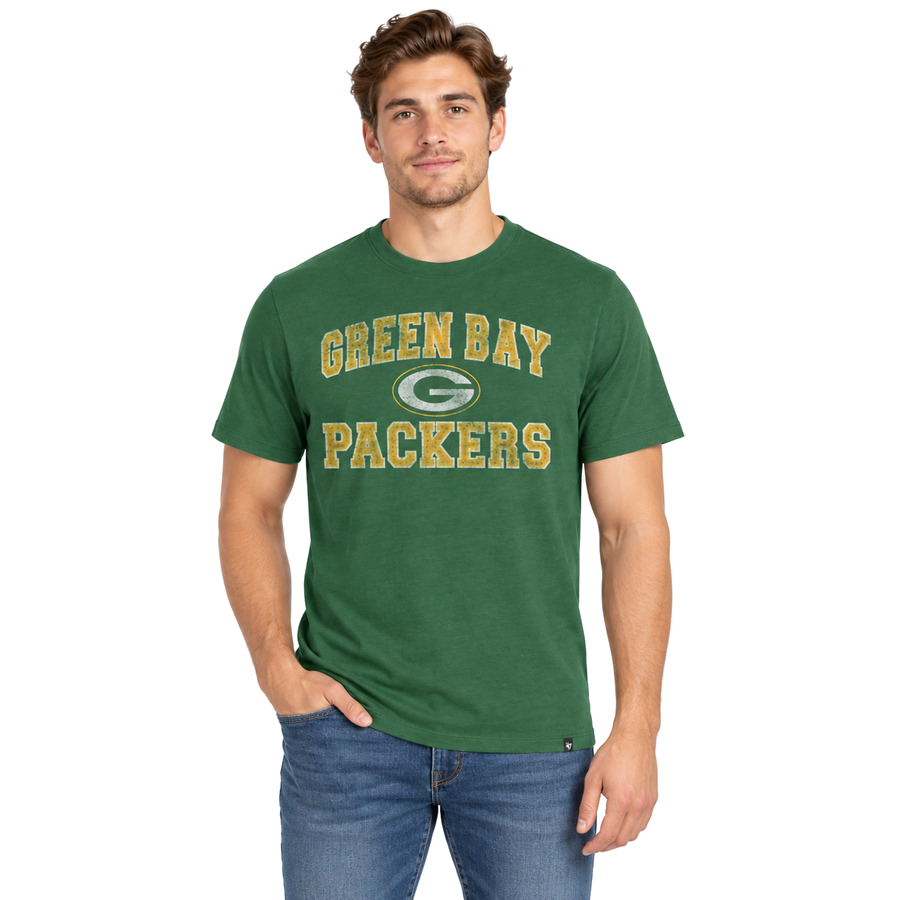 Green Bay Packers Elm Green Union Arch '47 Brand Franklin Shirt