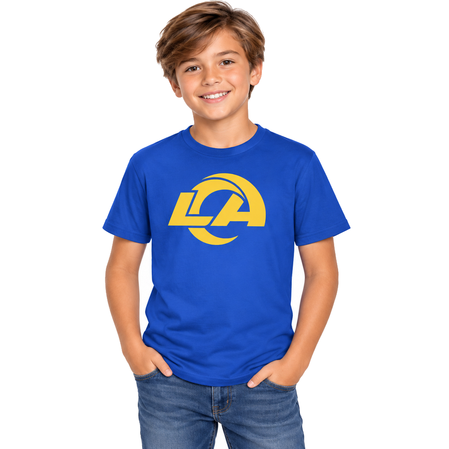 Los Angeles Rams Royal Blue 2026 Primary Logo Kids Preschool Shirt