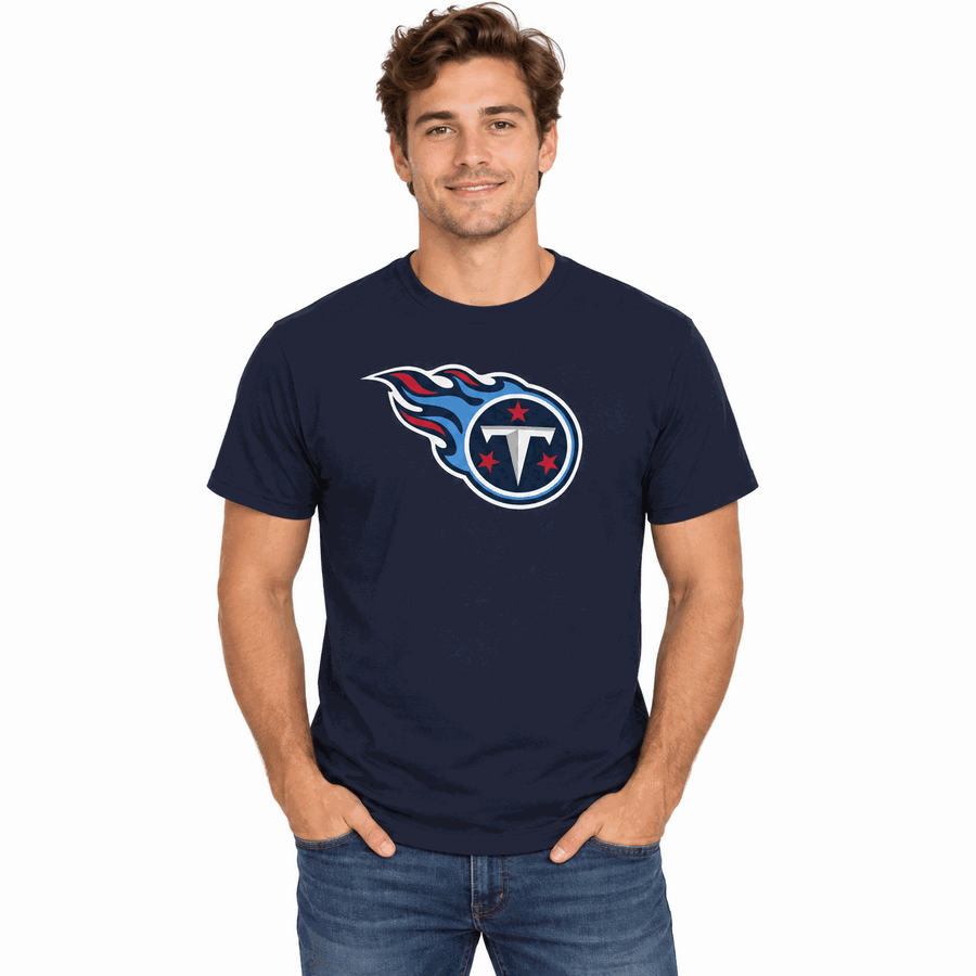 Tennessee Titans Navy '47Brand Logo Shirt