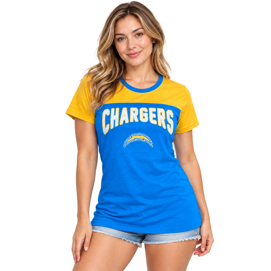 Los Angeles Chargers Ladies g-III Rhinestone Shirt