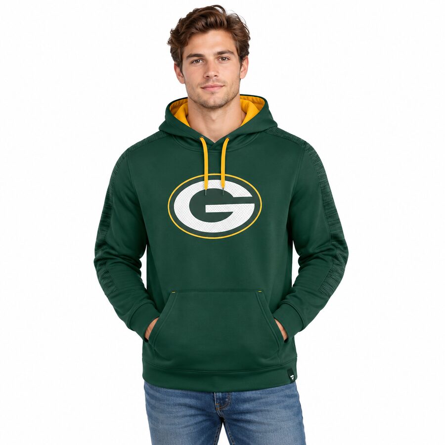 Green Bay Packers Defender Evolution Hooded Sweatshirt