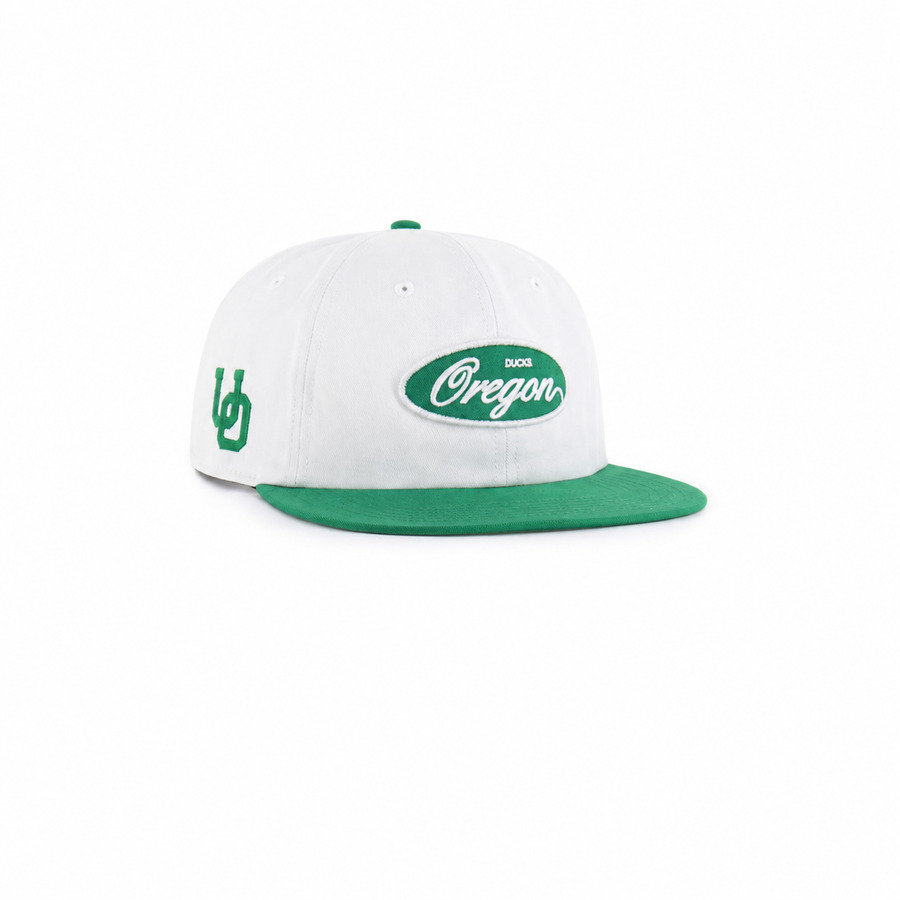 Oregon Ducks Sandstone '47Brand Foundational Snapback Hat