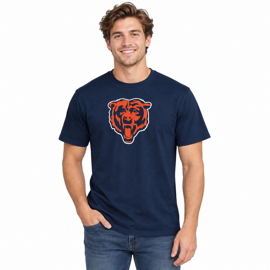 Chicago Bears Navy '47 Brand Logo Shirt