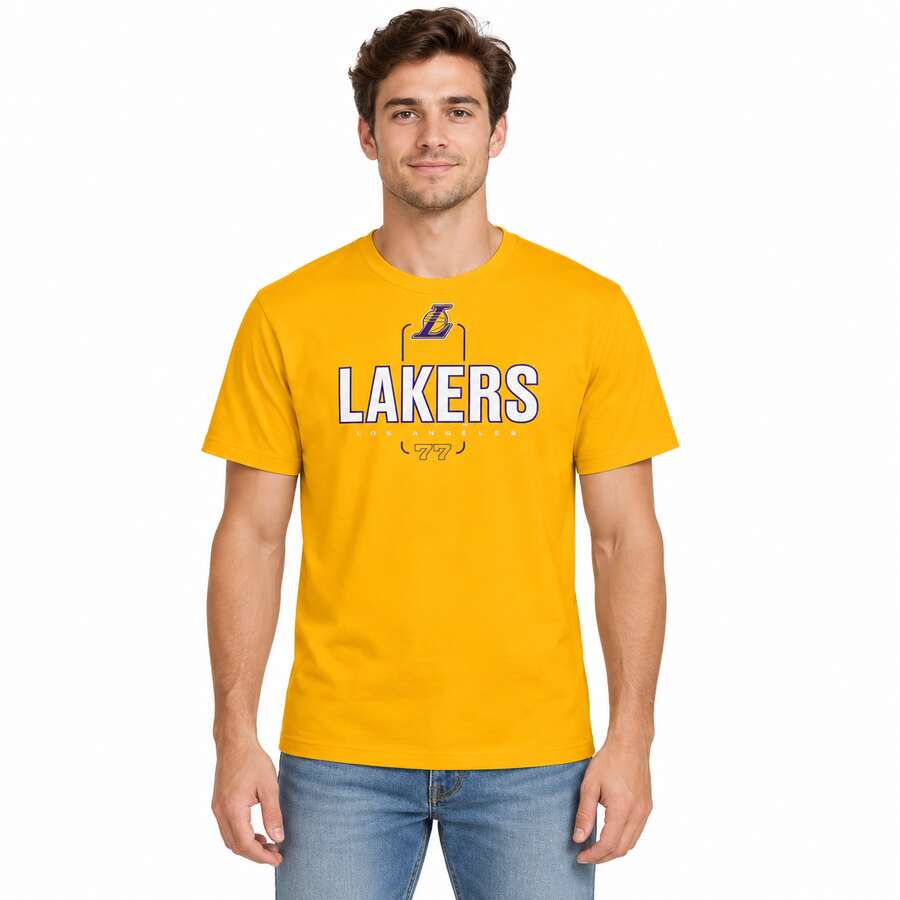 Los Angeles Lakers Luka Doncic Yellow Player Shirt