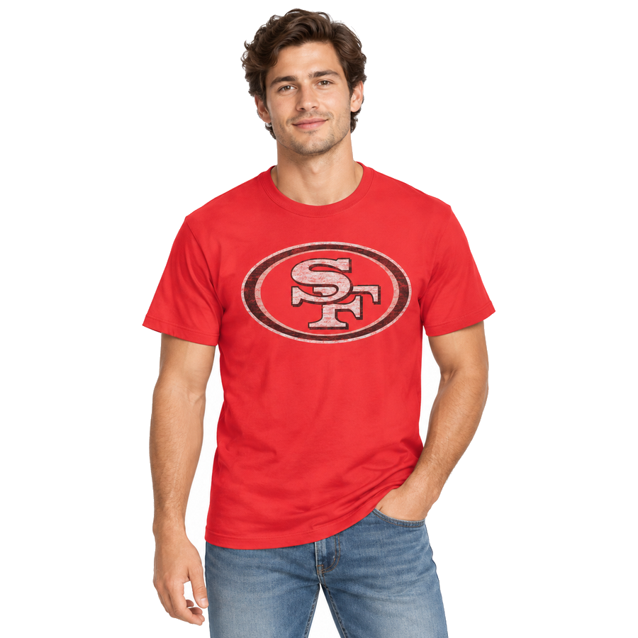 San Francisco 49ers Red Union Arch '47Brand Premier Shirt