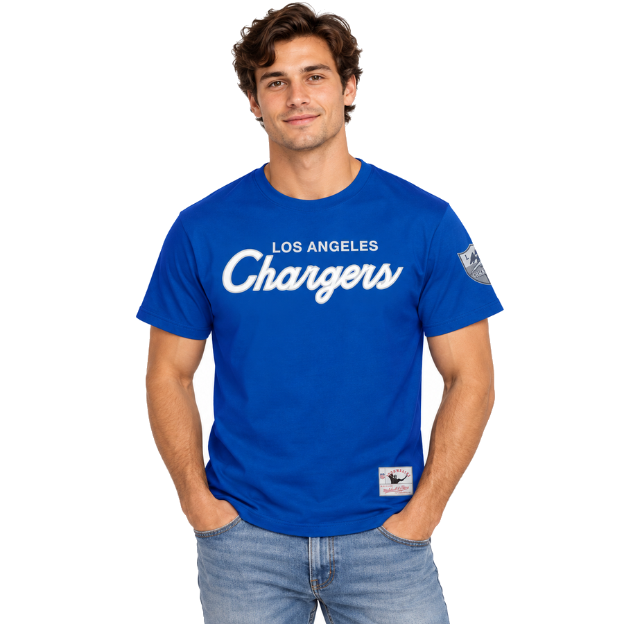 Los Angeles Chargers Classic Mitchell and Ness Head Coach Shirt