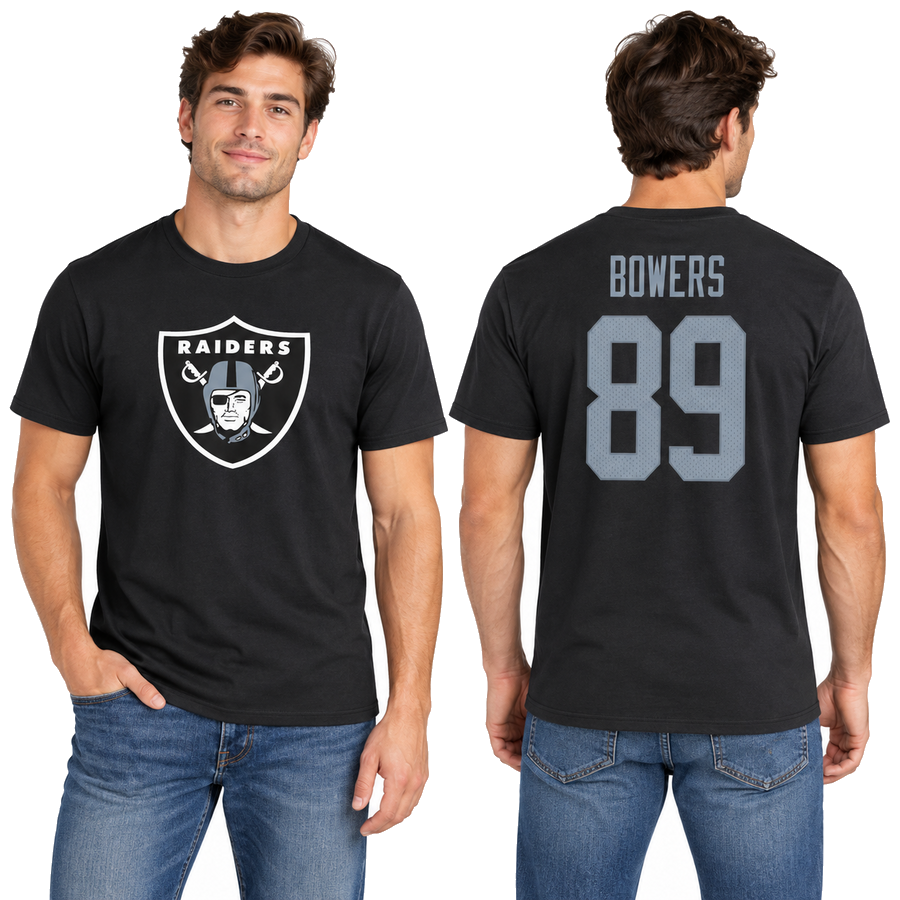 Las Vegas Raiders Brock Bowers #89 Player Icon Shirt — view 1