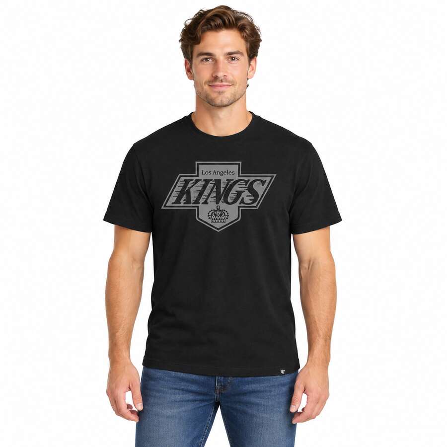 Los Angeles Kings Black Retro Crest '47Brand Shirt