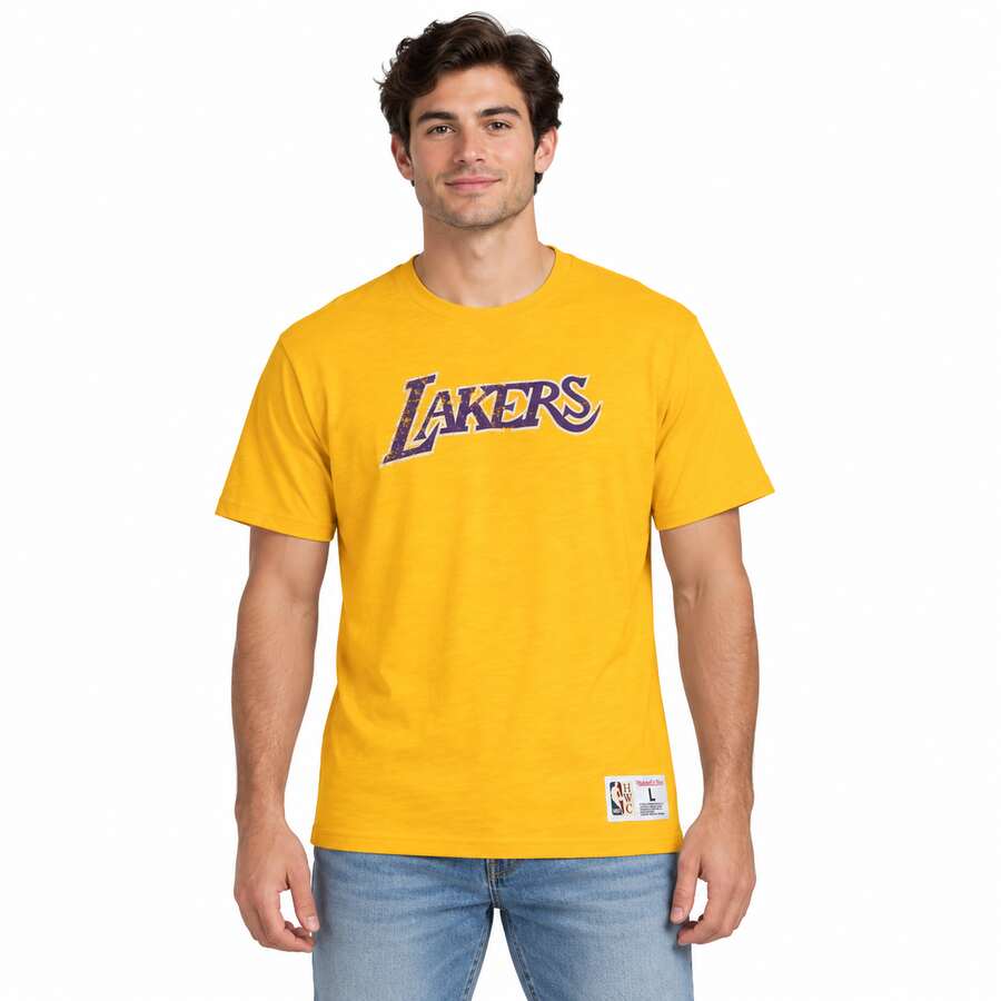 Los Angeles Lakers Mitchell and Ness Legendary Slub Shirt