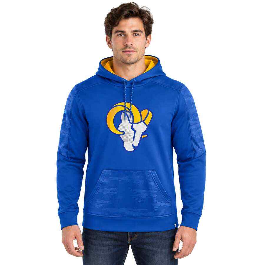Los Angeles Rams Royal Blue Defender Hooded Sweatshirt