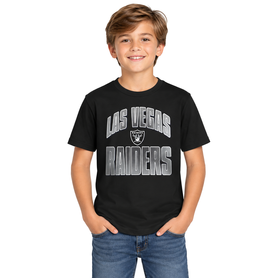 Las Vegas Raiders Black Staple Kids Shirt
