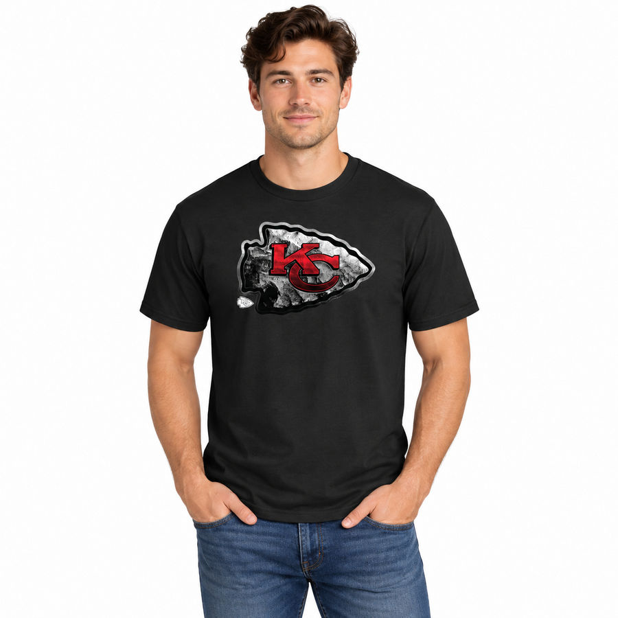 Kansas City Chiefs Black Midnight Mascot Shirt