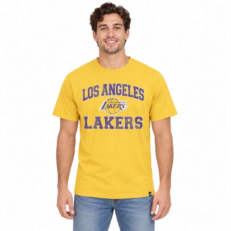 Los Angeles Lakers Gold Franklin Arch Premier '47Brand Shirt