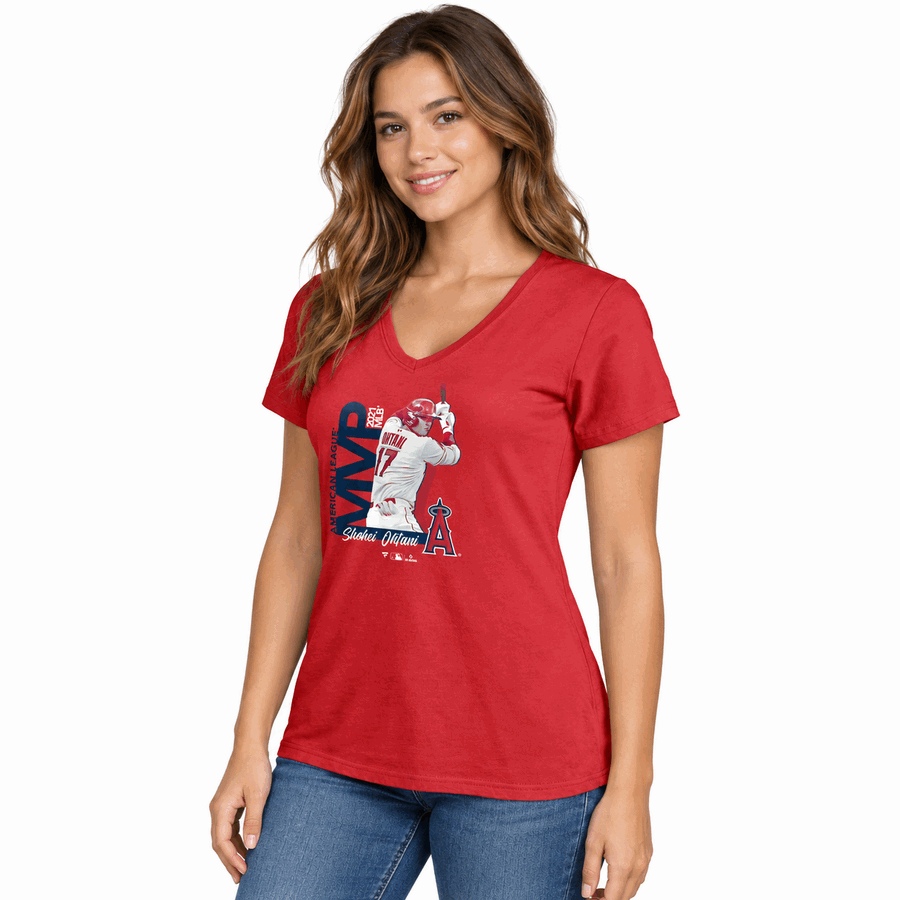 Los Angeles Angels Shohei Ohtani Ladies MVP Shirt