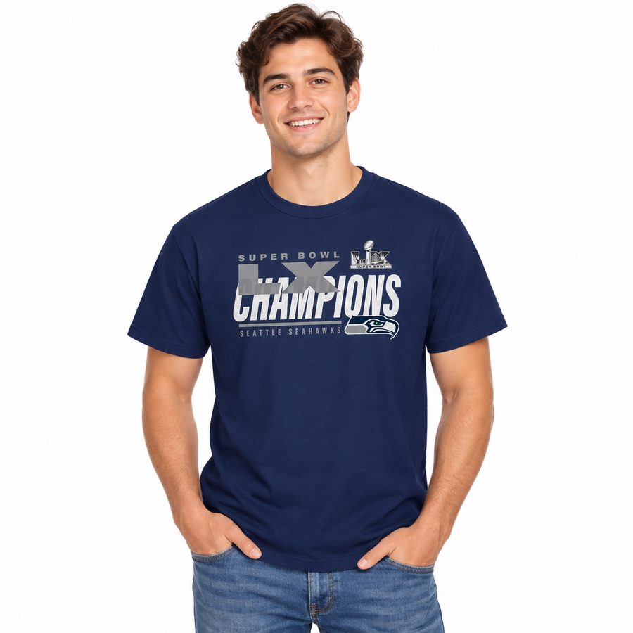 Seattle Seahawks Super Bowl LX Champions Iconic Victory Shirt