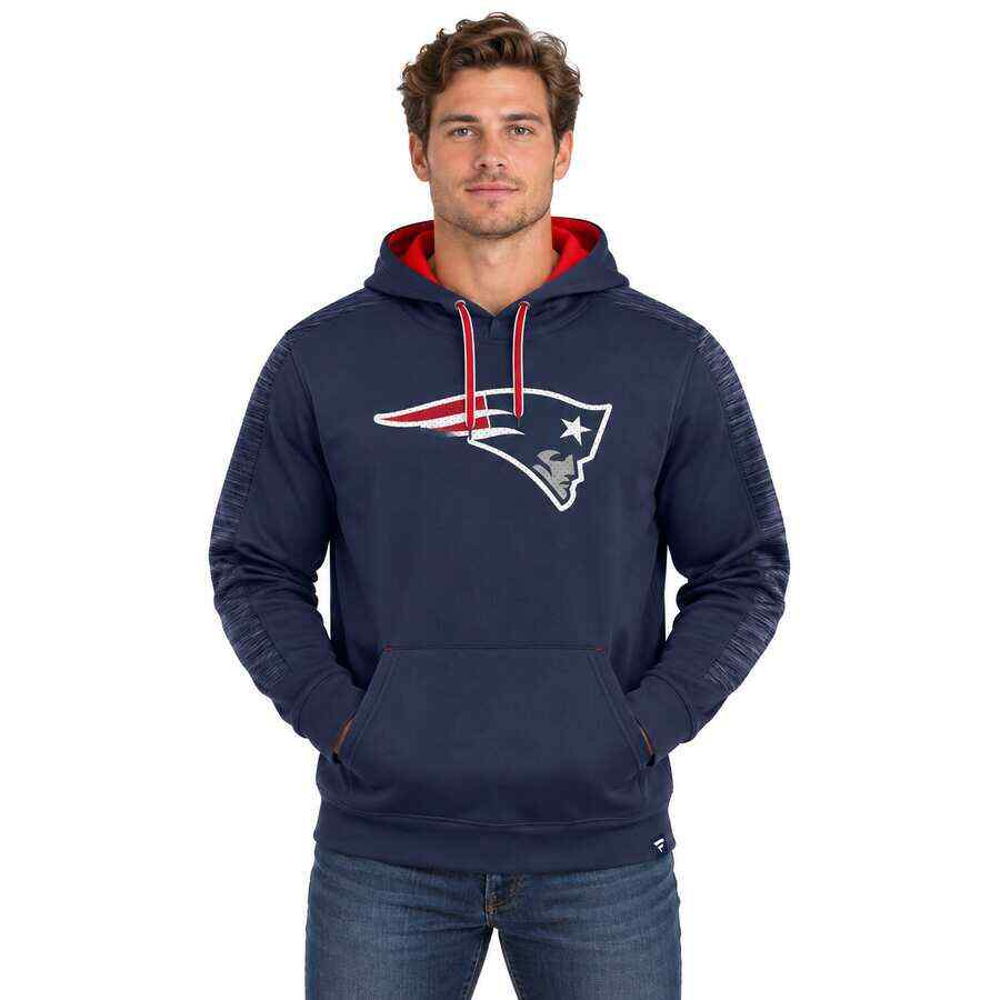 New England Patriots Defender Evolution Hooded Sweatshirt