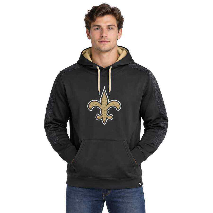 New Orleans Saints Defender Evolution Hooded Sweatshirt
